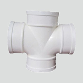 龙财管道 平面四通 （PVC-U）